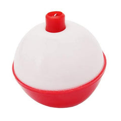 Eagle Claw 07120-004 snap-on round float in red and white for easy depth control