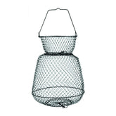 Eagle Claw fish basket shows a durable design for safe catch storage at dock