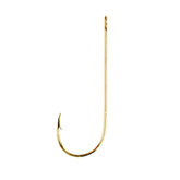 Eagle Claw 202A-1 Aberdeen hook in gold finish for freshwater jigging and rigging.
