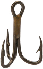Eagle Claw 374A-10 treble hook with curved point for reliable bait presentation.