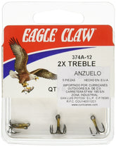 Eagle Claw 374AH-12 classic bronze treble hook for durable performance