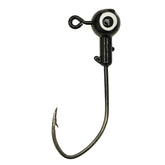 Eagle Claw Ball Head Pro-V Hook 1-16oz in black, designed for secure bait presentation.