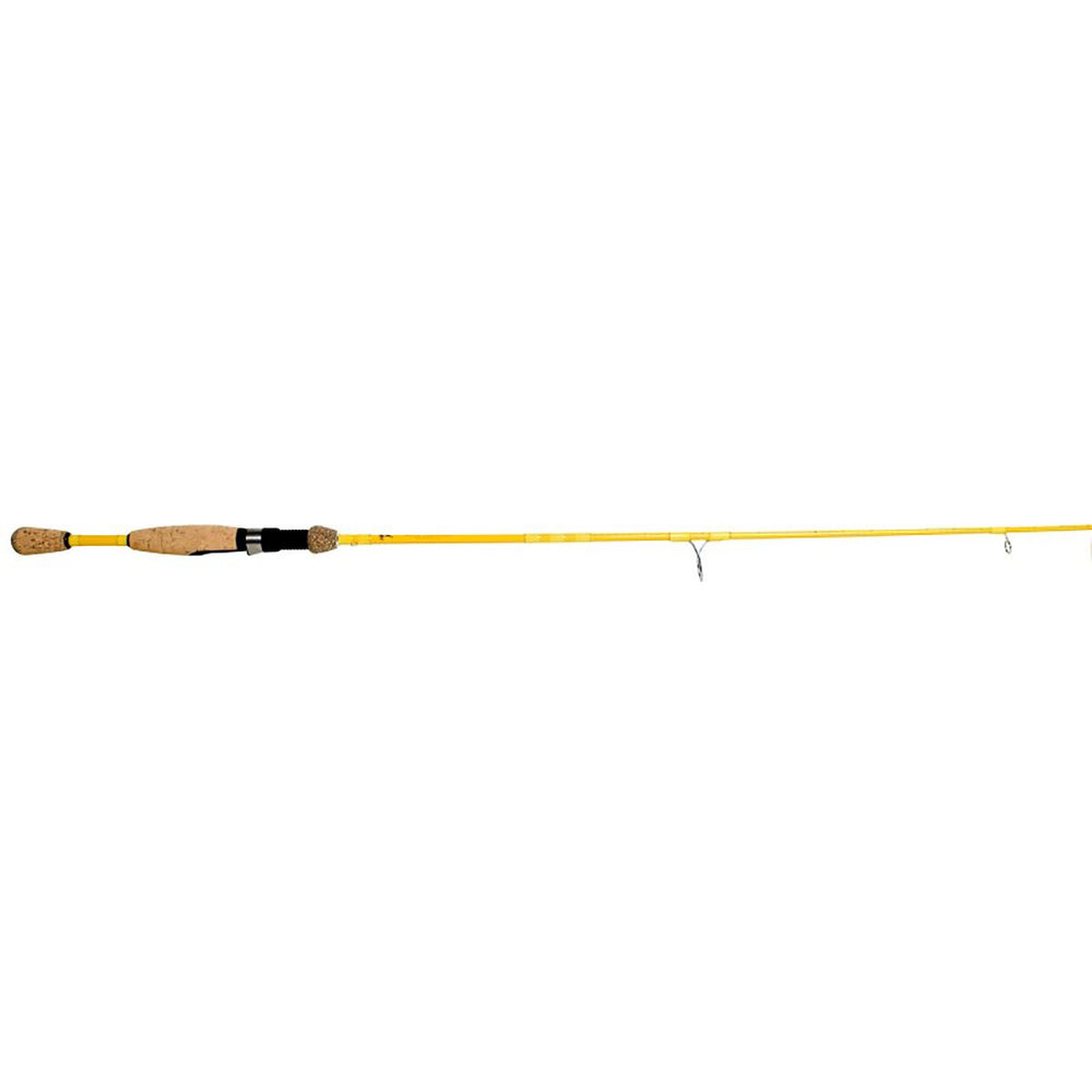 Eagle Claw Featherlight Spinning Rod 2pc with UL glass offers sensitive feel for trout finesse fishing.