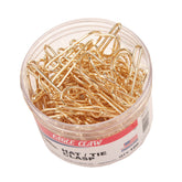 Eagle Claw fish hook hat clasp in gold adds rugged outdoor flair and practicality.
