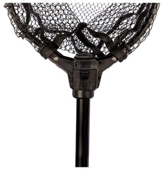 Eagle Claw folding net extended to 36 inches for reach and control.