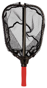 Eagle Claw folding net small 23 folded for compact storage and quick transport.