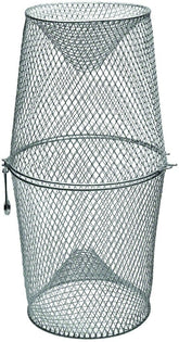 Eagle Claw Galvanized Minnow Trap - front view