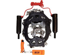 Eagle Claw Ice Safety Kit with L/XL cleats for improved ice traction