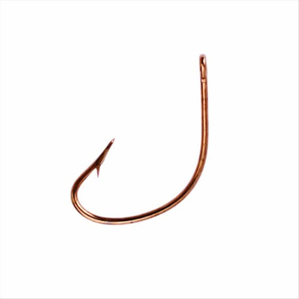 Eagle Claw Lazer Sharp Kahle Offset Bronze hook, size 6, ready for boating.
