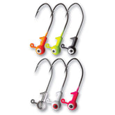 Eagle Claw LS Pro-V Ball Head Jig quarter-ounce, assorted colors, ready for precise jigging.