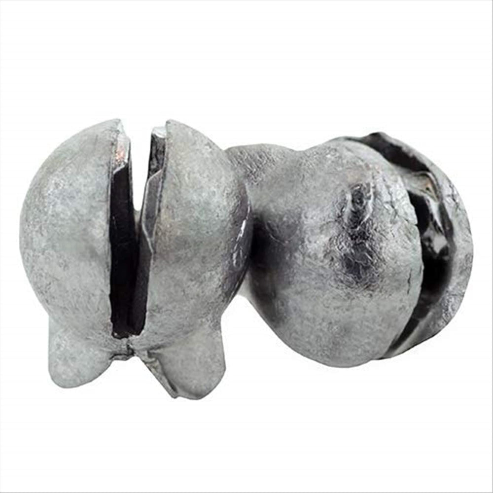 Eagle Claw removable split-shot sinker size 2 for precise water-depth control in fishing
