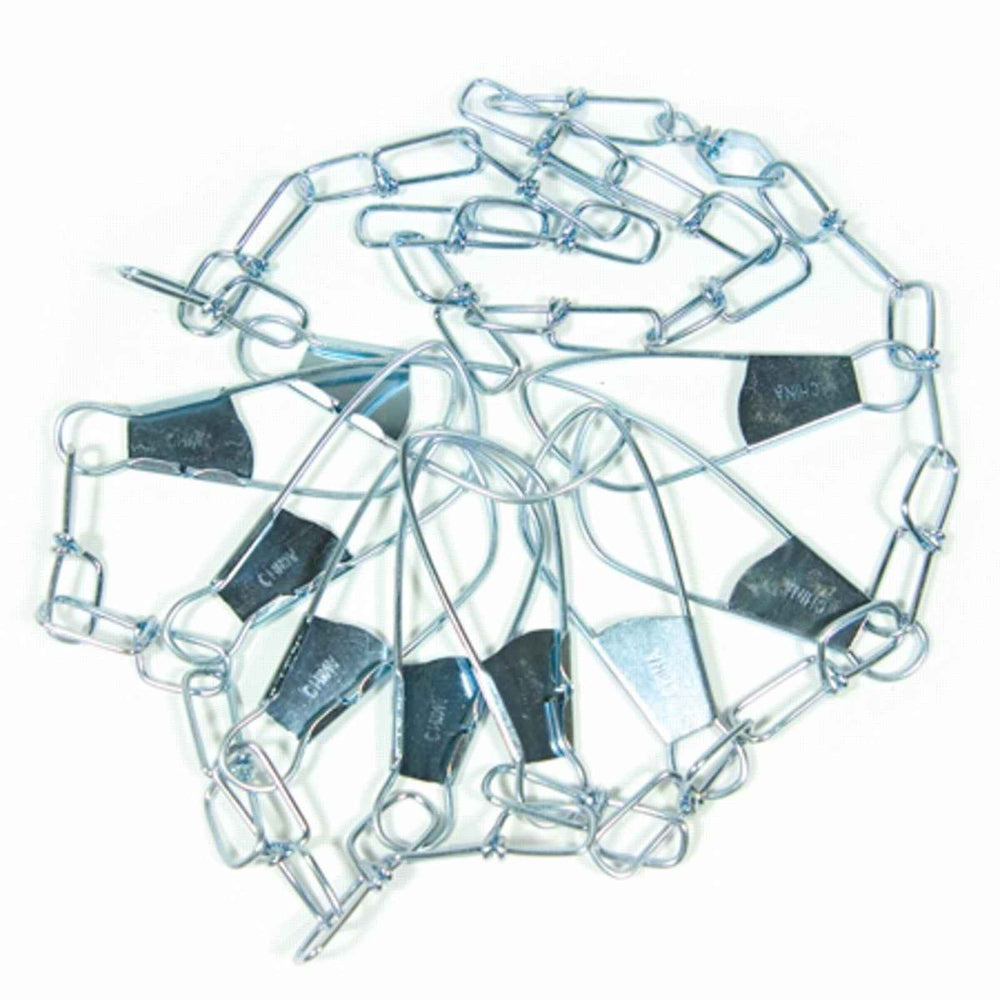 Eagle Claw STCH-9 chain stringer with 9 snaps for fast, secure fish stringing.