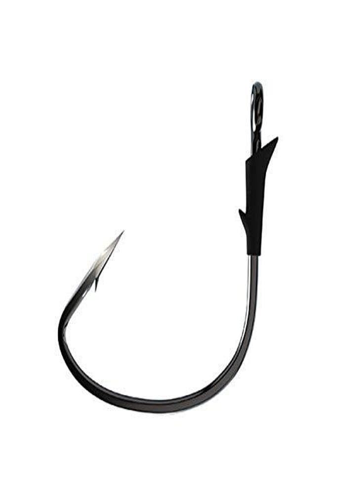 Eagle Claw TK190-3/0 Trokar Tube Hook with platinum black finish for strong penetration