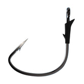Eagle Claw TK190-1/0 Trokar tube hook closeup of shank and eye with precision sharpened point.
