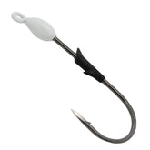 Eagle Claw TKSB116W-4/0 swimbait head white, stable jig presentation for soft plastics.