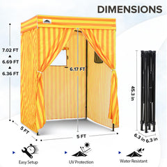 EAGLE PEAK Flex Compact 5x5 canopy folded with carry bag demonstrates easy transport.