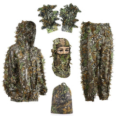 EAmber Ghillie suit breathable material for all-day outdoor concealment