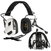 EARMOR M32 Plus headset mounted on helmet for stable range communication