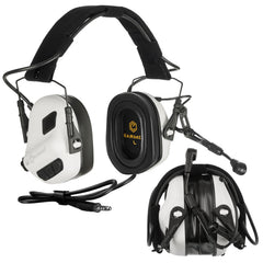EARMOR M32 Plus headset mounted on helmet for stable range communication