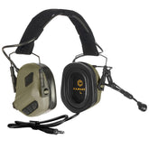 EARMOR M32 Plus headset on helmet delivers clear communication during drills.