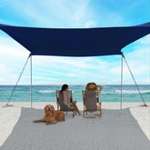 EasierHike Beach Shade Tent pop-up setup delivers instant shade on sunny days.