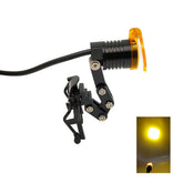 East 3W Clip Clamp LED head light with filter provides focused loupe illumination.