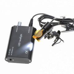EAST silver 5W headlamp with circular beam for precise lighting