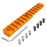 Eastern Tactical Supply Henry H015 rail mount in orange for 21mm rails, top view