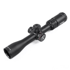 Eastern Tactical Supply crossbow scope 2-7x32 turret closeup shows precise windage and elevation adjustments.