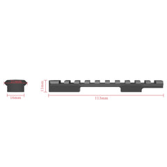 Eastern Tactical Supply Henry Big Boy rail mount showcases shock-proof design for high recoil rifles.