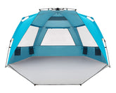 Easthills Outdoors Instant Shader Deluxe XL close-up of UV-blocking double-silver coating for sun protection.