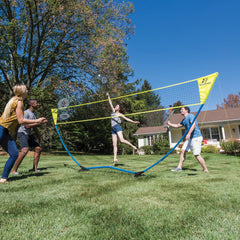 EastPoint Sports Net shown with sturdy pole and base for lasting stability