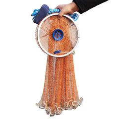 EASY BIG cast net mesh 0-8 inch captures most bait cleanly.