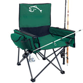 EasyGo Fishing Chair with rod holder for hands-free fishing