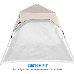EasyGo Product Rain Fly seam detail highlighting reinforced waterproof seams