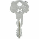 EasyKeys replacement key for Thule 2862 with a precise double-sided cut.