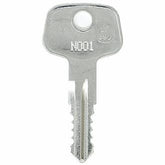 EasyKeys Thule N187 replacement key with precise cut for reliable lock access.