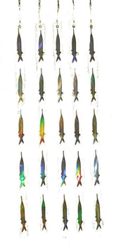 EAT MY TACKLE Ballyhoo Teaser Strips—five per strip, ideal for trolling lures.