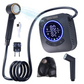 Eazy2hD portable camping shower with 8000mAh battery for extended outdoor showers