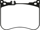 EBC Yellowstuff DP42178R brake pad front view highlighting braking strength
