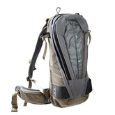 Eberlestock Cherry Bomb Pack front view in military green/gray, compact EDC bag with rain cover