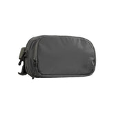 Eberlestock Fade Flex Micro concealed carry waist bag in steel, rapid-access main compartment.