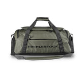Eberlestock Hyllus Duffel bag side profile shows durable 1000D fabric for travel.
