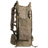 Eberlestock Modframe frame assembly showing modular back support and durability benefits