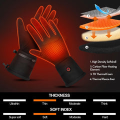 Ebullient Assimilate heated gloves’ graphene layer gives barely-there warmth for typing.