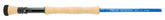 Echo Boost Blue saltwater fly rod in action for coastal casting