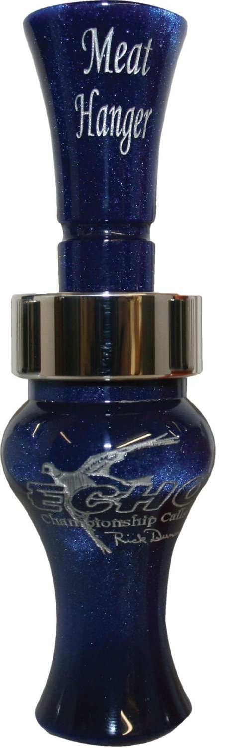 Echo Calls Meat Hanger duck call blue/pearl with crisp tone for duck hunting