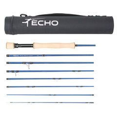 Echo Trip Trout 5-9ft rod assembled for travel, portable setup for river trips.