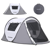 EchoSmile instant pop-up tent folded for easy storage and transport.