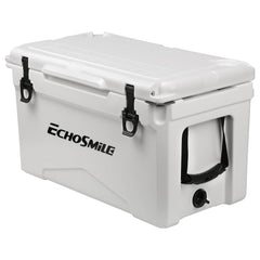 EchoSmile 25QT rotomolded cooler exterior shown with UV-resistant color for sunny trips.